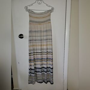 Soma strapless dress. Floor length. Has pockets!